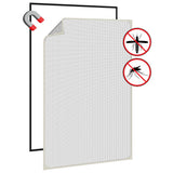 Magnetic Insect Screen for Windows White 80x120 cm - Top-Down View