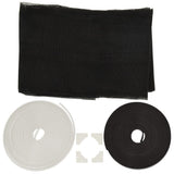 Magnetic Insect Screen for Windows White 80x120 cm - Close-Up Angle