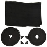 Magnetic Insect Screen for Windows Anthracite 80x120 cm - Close-Up Angle