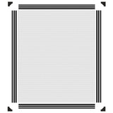 Magnetic Insect Screen for Windows Anthracite 100x120 cm