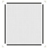 Magnetic Insect Screen for Windows White 130x150 cm