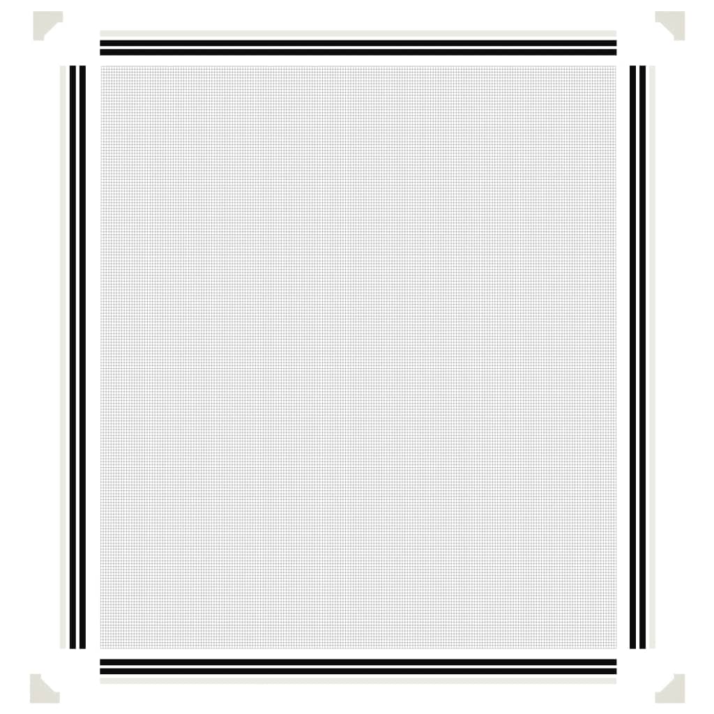 Magnetic Insect Screen for Windows White 130x150 cm