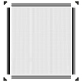 Magnetic Insect Screen for Windows Anthracite 130x150 cm