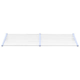 Door Canopy Grey and Transparent 239x90 cm Polycarbonate