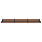 Door Canopy Black 297.5x90 cm Polycarbonate