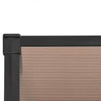 Door Canopy Black 396x90 cm Polycarbonate
