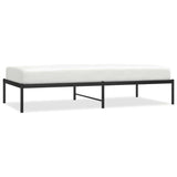 Metal Bed Frame without Mattress Black 90x190 cm