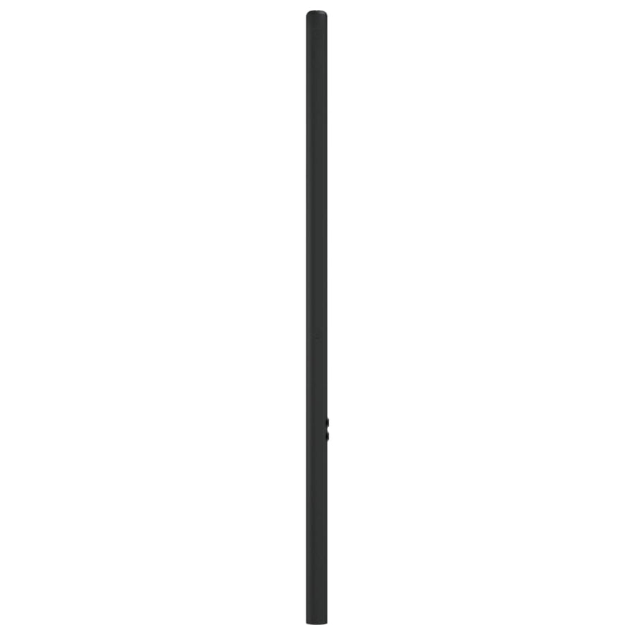 Metal Replace Headboard Black 90 cm