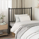 Metal Replace Headboard Black 90 cm