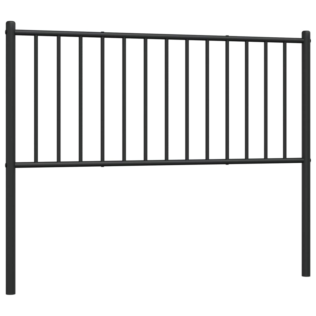 Metal Replace Headboard Black 107 cm