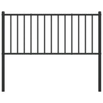 Metal Replace Headboard Black 107 cm