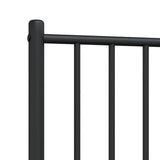 Metal Replace Headboard Black 107 cm