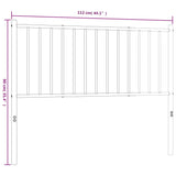 Metal Replace Headboard Black 107 cm