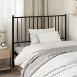 Metal Replace Headboard Black 107 cm