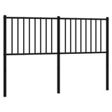 Metal Replace Headboard Black 135 cm