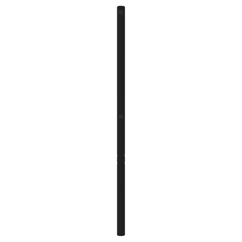 Metal Replace Headboard Black 135 cm