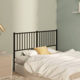 Metal Replace Headboard Black 135 cm