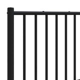 Metal Replace Headboard Black 150 cm