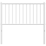 Metal Headboard White 90 cm - 45-Degree Angle