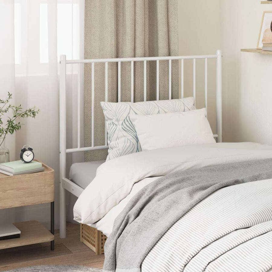 Metal Replace Headboard White 90 cm