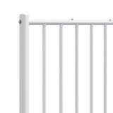 Metal Headboard White 152 cm Queen - Close-Up Angle