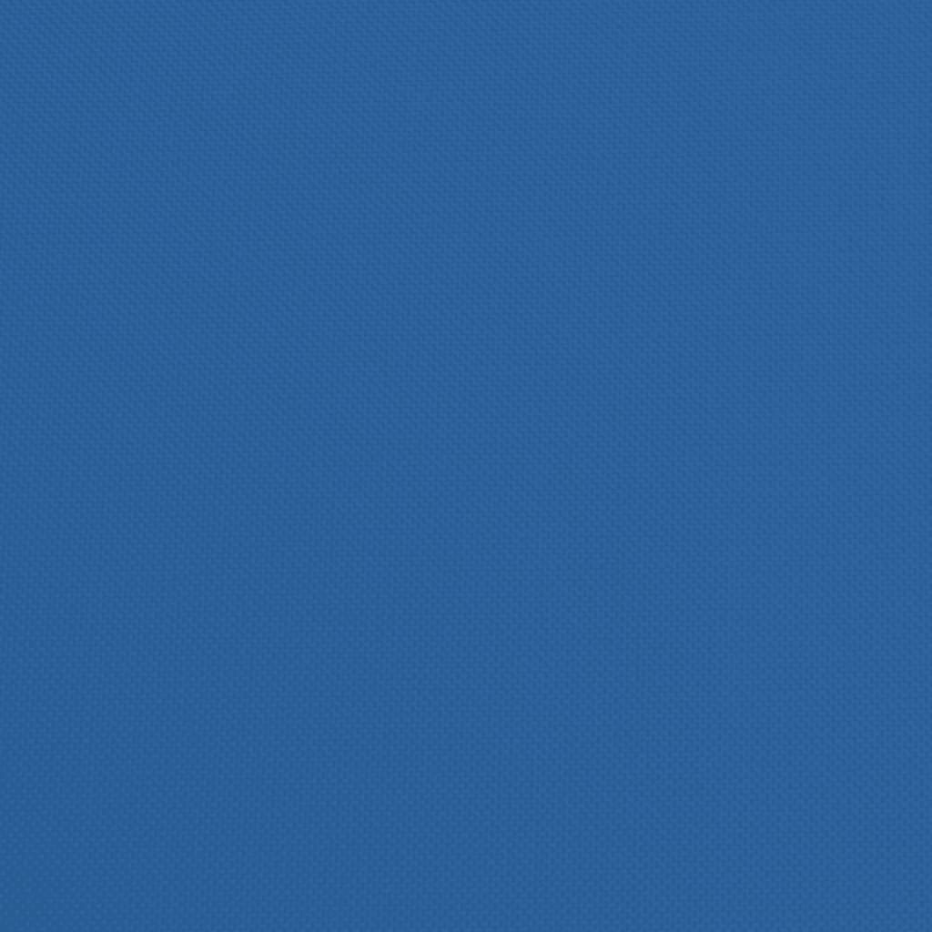 Folding Sun Lounger Blue Oxford Fabric and Powder-coated Steel