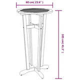 5 Piece Garden Bar Set Solid Wood Acacia - Extra Image