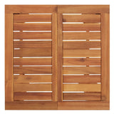 5 Piece Garden Bar Set Solid Wood Acacia - Close-Up Angle