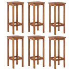 7 Piece Garden Bar Set Solid Wood Acacia