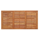 7 Piece Garden Bar Set Solid Wood Acacia - Close-Up Angle