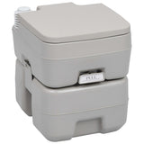 Portable Camping Toilet and Water Tank Set - Front View