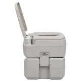 Portable Camping Toilet and Water Tank Set - 45-Degree Angle