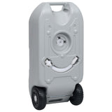 Portable Camping Toilet and Water Tank Set - Close-Up Angle
