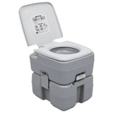 Portable Camping Toilet and Water Tank Set - Front View
