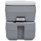 Portable Camping Toilet and Water Tank Set - Side View