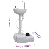 Portable Camping Handwash Stand and Water Tank Set