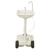 Portable Camping Handwash Stand and Water Tank Set - Side View