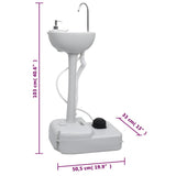 Portable Camping Toilet and Handwash Stand Set