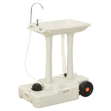 Portable Camping Toilet and Handwash Stand Set - Low Angle