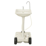 Portable Camping Toilet and Handwash Stand Set - Rear View