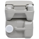 Portable Camping Toilet and Handwash Stand Set with Water Tank - Side View