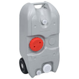 Portable Camping Toilet and Handwash Stand Set with Water Tank - Close-Up Angle