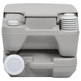 Portable Camping Toilet and Handwash Stand Set with Water Tank - Side View