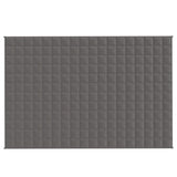 Weighted Blanket Grey 122x183 cm 9 kg Fabric - Side View