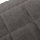 Weighted Blanket Grey 122x183 cm 9 kg Fabric - Top-Down View