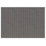 Weighted Blanket Grey 152x203 cm 11 kg Fabric - Side View