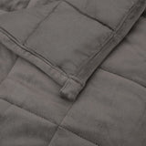 Weighted Blanket Grey 152x203 cm 11 kg Fabric - 45-Degree Angle