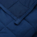 Weighted Blanket Blue 122x183 cm 5 kg Fabric - 45-Degree Angle