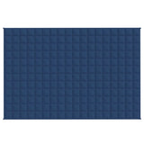 Weighted Blanket Blue 122x183 cm 9 kg Fabric - Side View