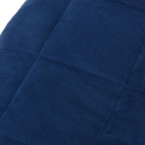 Weighted Blanket Blue 122x183 cm 9 kg Fabric - Top-Down View